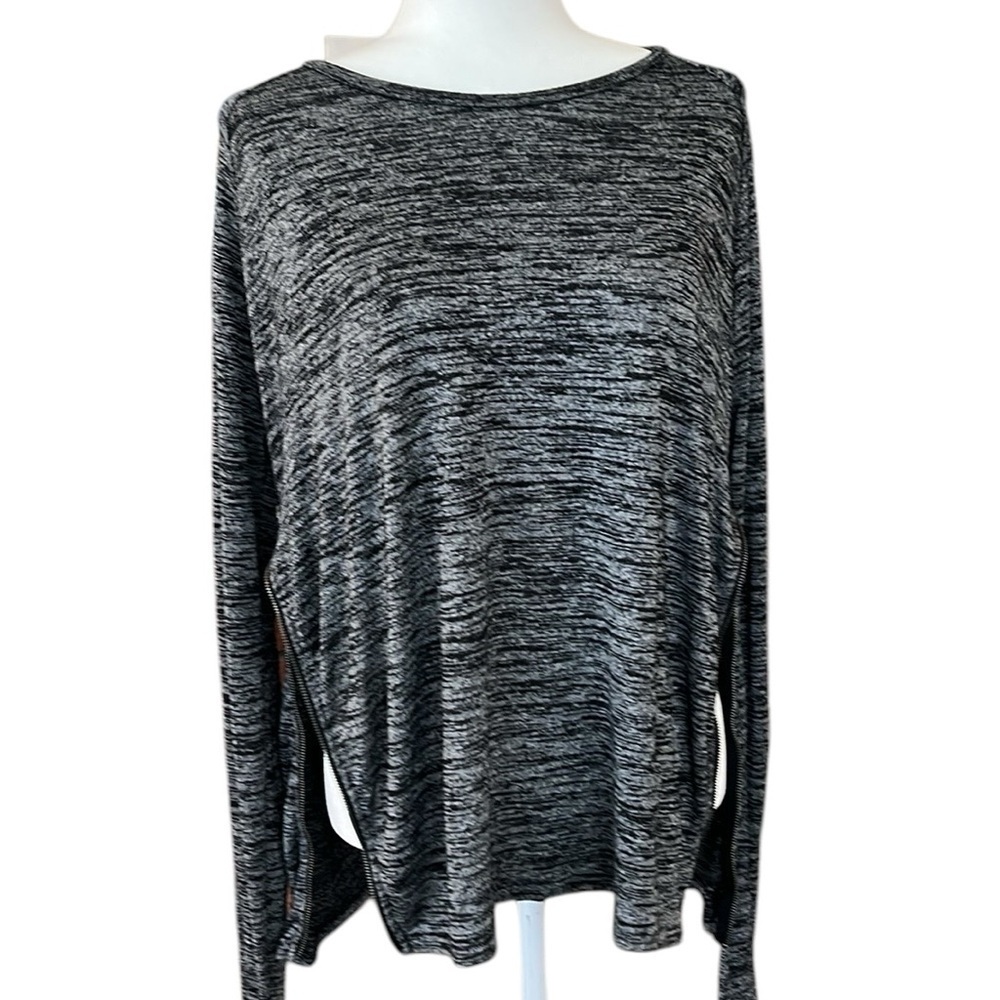 Rag & Bone/Jean Grey and Black Tunic Size Small